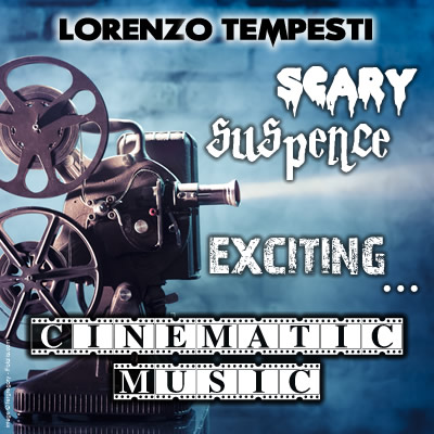 Copertina di Scary, suspence, exciting... cinematic music 